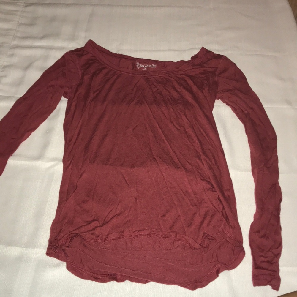 PLAIN MAROON LONG SLEEVE